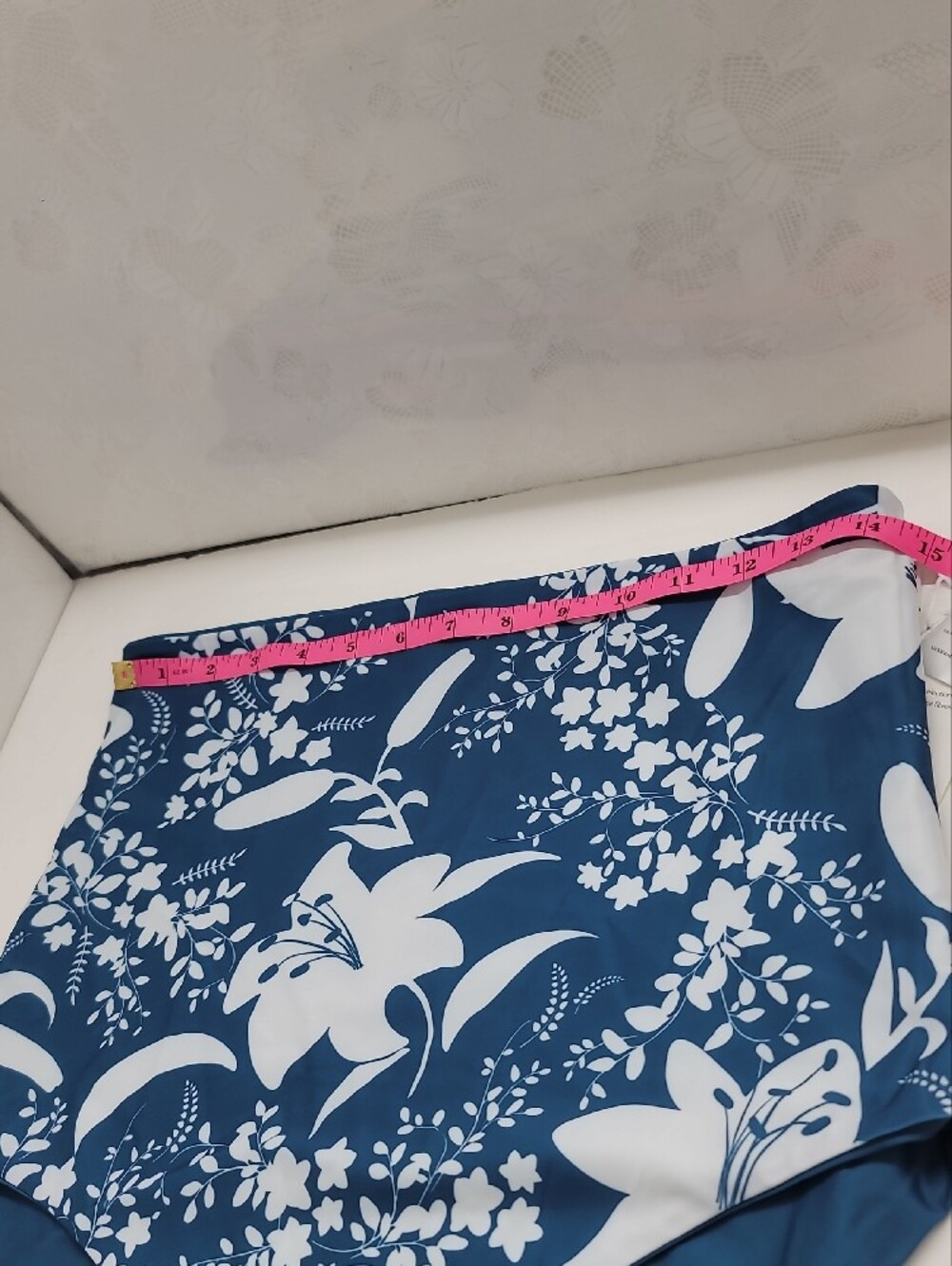 Baiia Nwt Tahiti Reversible High-Waisted Floral Bikini Bottom Size 12 - Picture 8 of 10